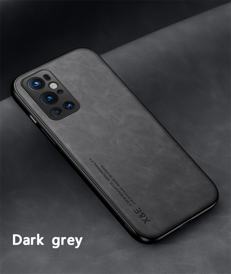 Custodia antiurto in pelle retrò di lusso per OnePlus 9 Pro 8 8T 7 7T Pro Nord One Plus 9 8 7 8T 7T con cornice in silicone morbido per telefono_voghion.com