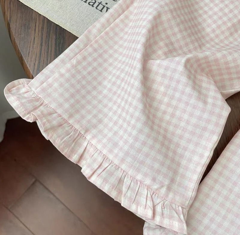 Mamma e bambini Abbigliamento per bambini Gilet senza maniche a righe colorate più set di jeans ricamati_voghion.com