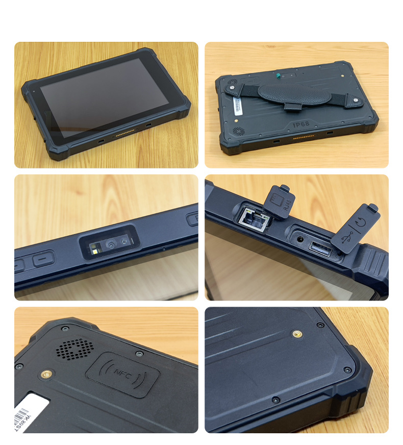ATEX Certified A80PT Rugged Tablet - MA/KA Mining Safety Approved, Fingerprint & UHF RFID, przemysłowy terminal ręczny dla przedsiębiorstw_voghion.com