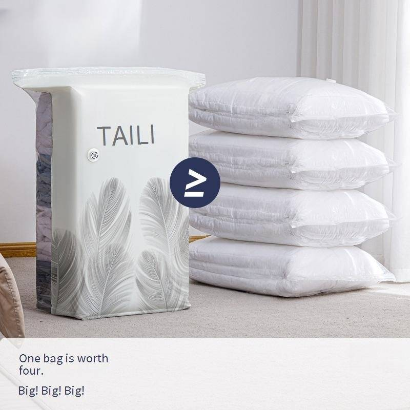 Vacuum Storage Bags With Electric Pump - Extra Large Compression Bags For Blankets & Clothes (100% Waterproof Space Saving Storage Solution)_voghion.com