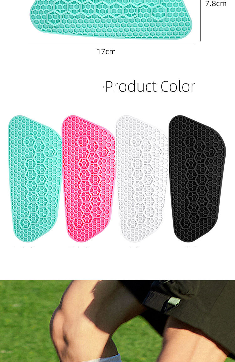 Protezione anticollisione in silicone per stinchi da calcio, inserto sportivo, protezione per polpacci da allenamento_voghion.com