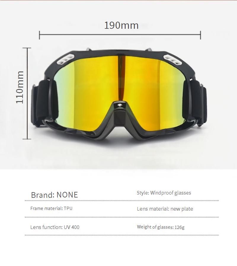 Motorbrillen, off-road fietsbrillen, winddichte zonnebrillen voor mountainbiken, motorcrosshelmen, vizier met verwisselbare lenzen_voghion.com
