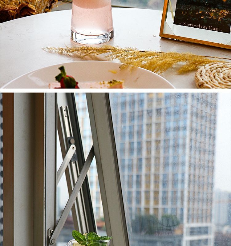 INS Set di bicchieri per la conservazione dell'acqua in vetro senza piombo per uso domestico, grande capacità, brocca per tè freddo, divisore, decanter per vino_voghion.com