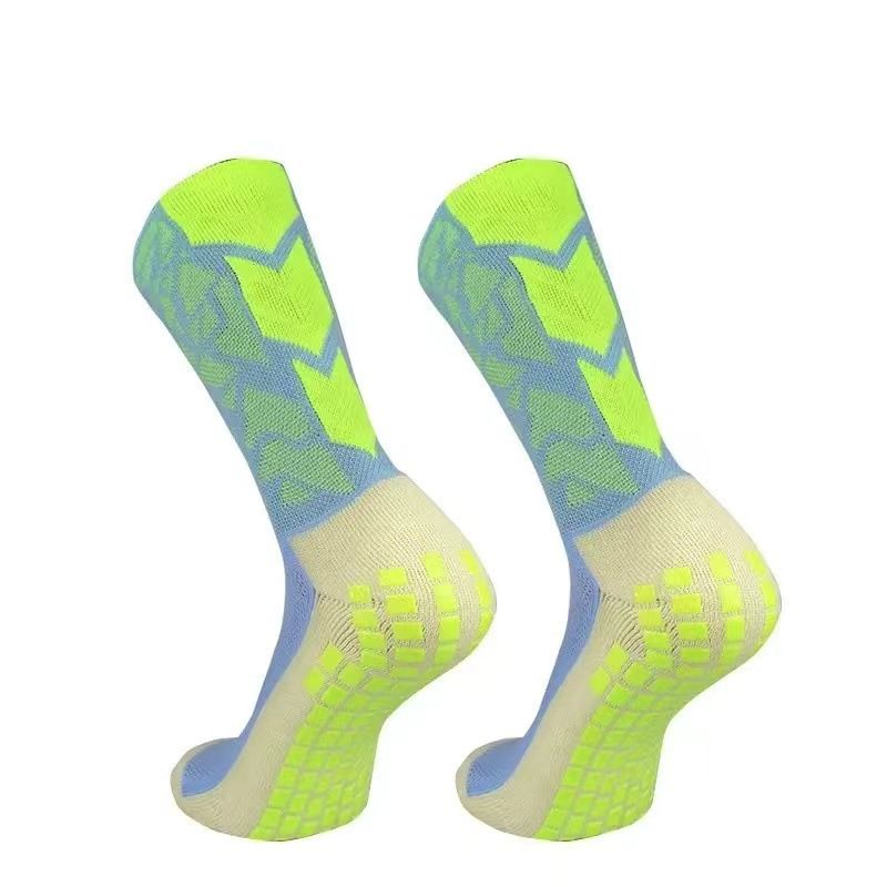 Prestatievoetbalsokken met antislip grip en vochtafvoerende technologie - Mid-Cushion Terry zool voor training, (uniseks, camouflage en effen kleuren)_voghion.com