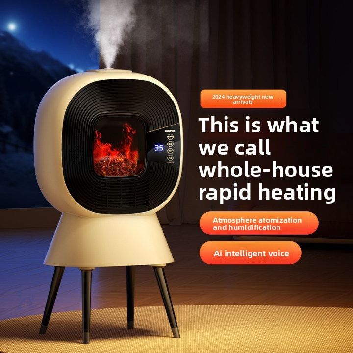 Audio-Luftbefeuchter Graphen Winter Elektrischer Kamin Energiesparender Großflächenheizer für das ganze Haus_voghion.com