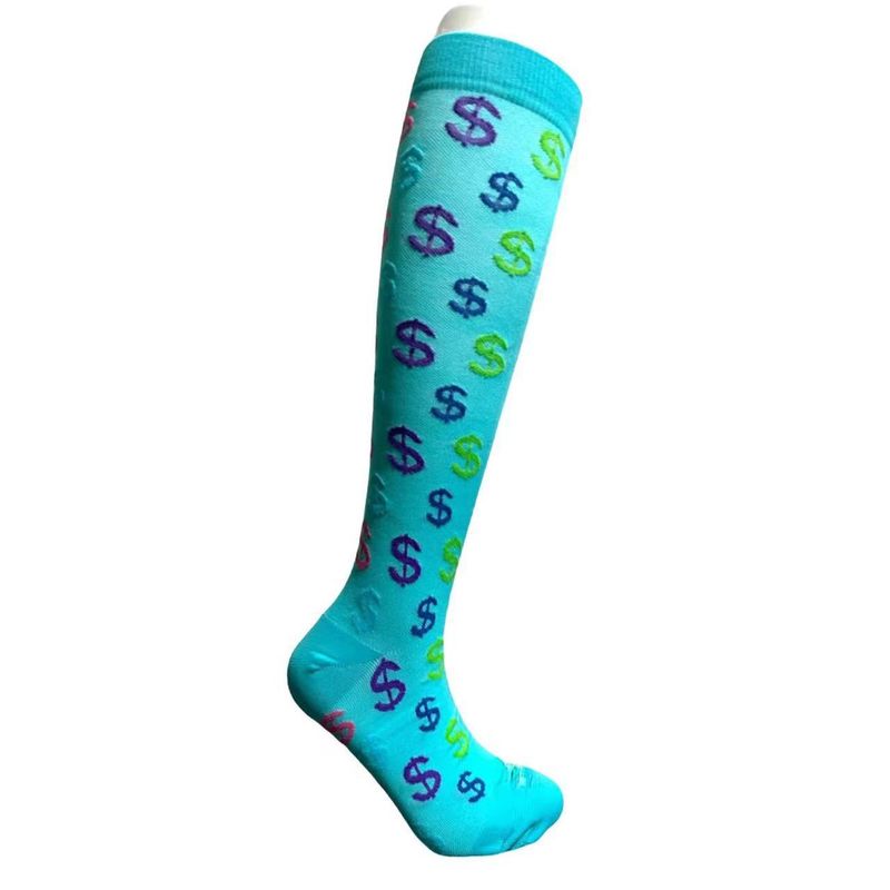 Special Socks Sports Socks Slim Calf Elastic Socks Skipping Rope Pressure Socks Cross Border Printed Stockings_voghion.com