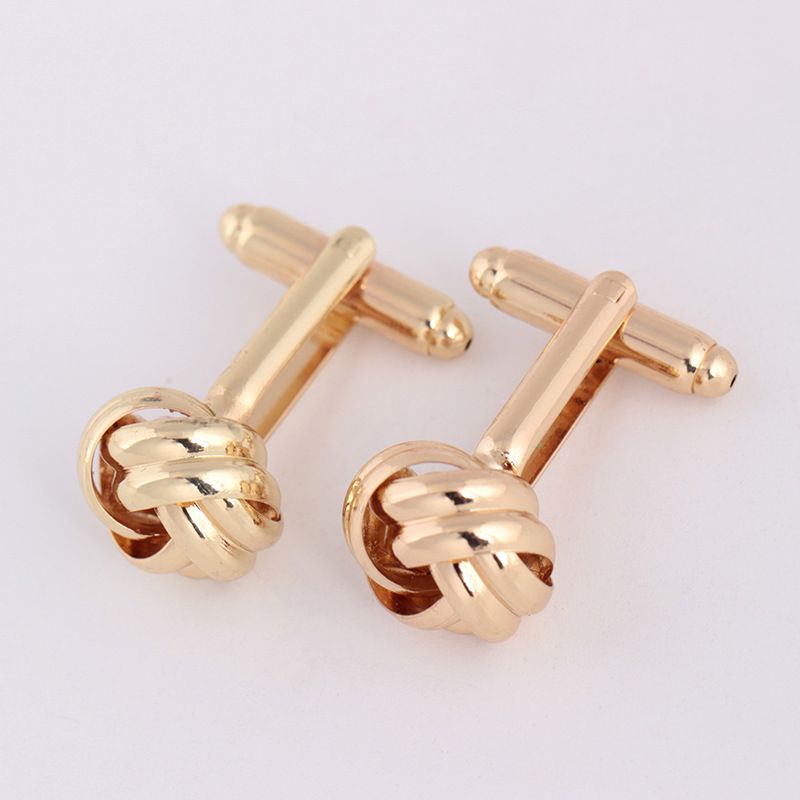 Nuovi gemelli eleganti da uomo Fried Dough Twists French shirt sleeve nail pattern gemelli gioielli_voghion.com