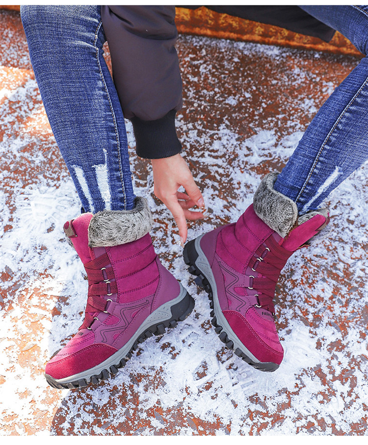 Scarpe da donna in cotone invernali antiscivolo invernali ispessite antiscivolo comode scarpe in cotone con fondo morbido_voghion.com