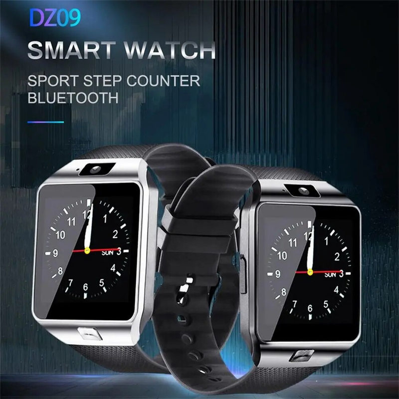 DZ09 Horloge Fiess Tracker Smart Watches 1,56" HD Kleurenscherm Smartwatch Extra lange batterijduur Slaapmonitor_voghion.com