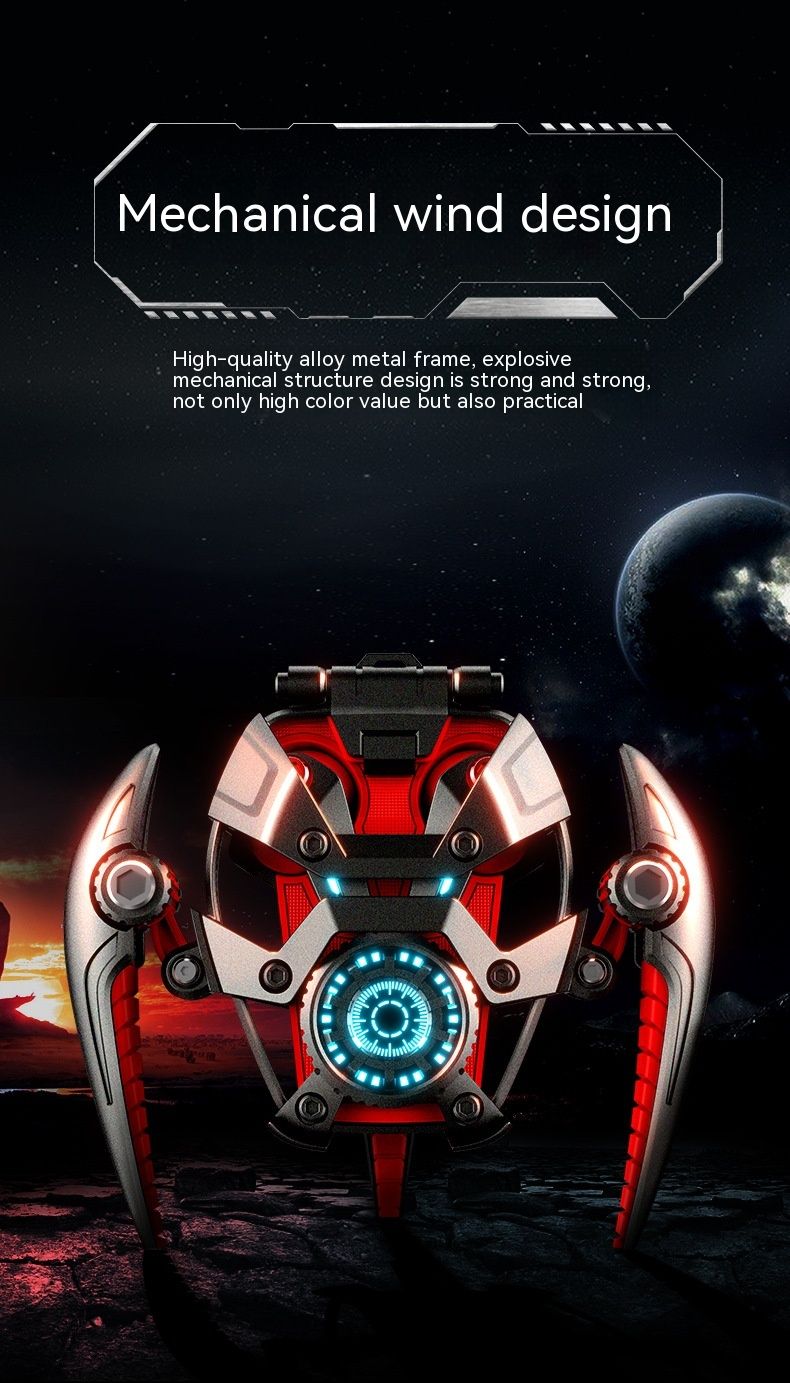 Nuevo Cd-3 Mecha auricular Auriculares inalámbricos con Bluetooth aleación auriculares mecánicos Enc reducción de ruido Tws auriculares e-sports hombre regalos_voghion.com