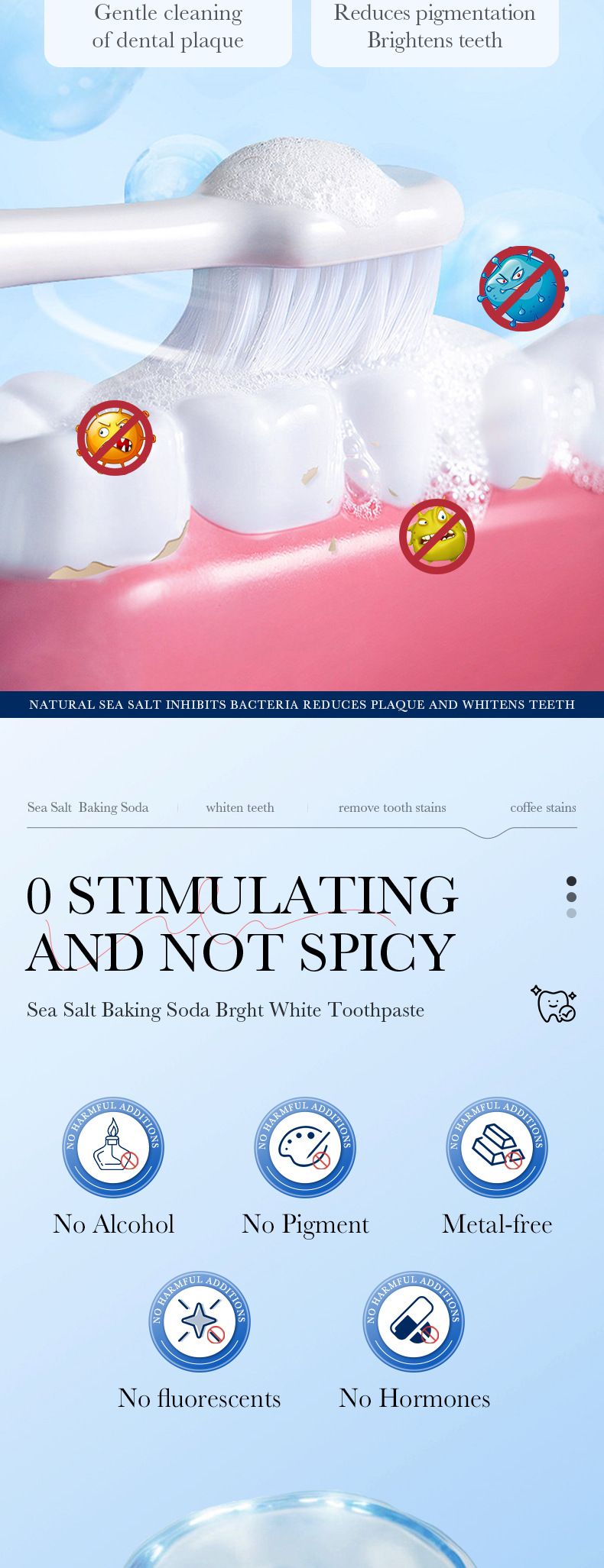 Minz-Zahnpasta 100g SADOER Propolis Meersalz Ingwer Reinigt Zahnstein und stärkt die Zähne_voghion.com