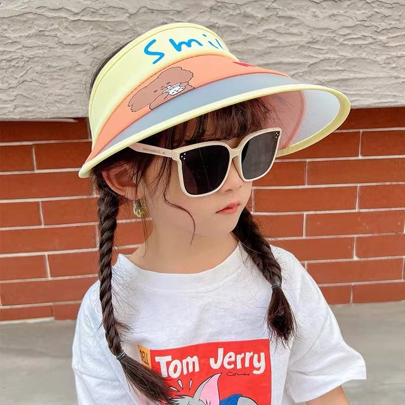 New Children Shape Round Sunglasses Girl Boy Shiny coating Double Color Vintage Sunglasses UV Protection Glasses Child_voghion.com