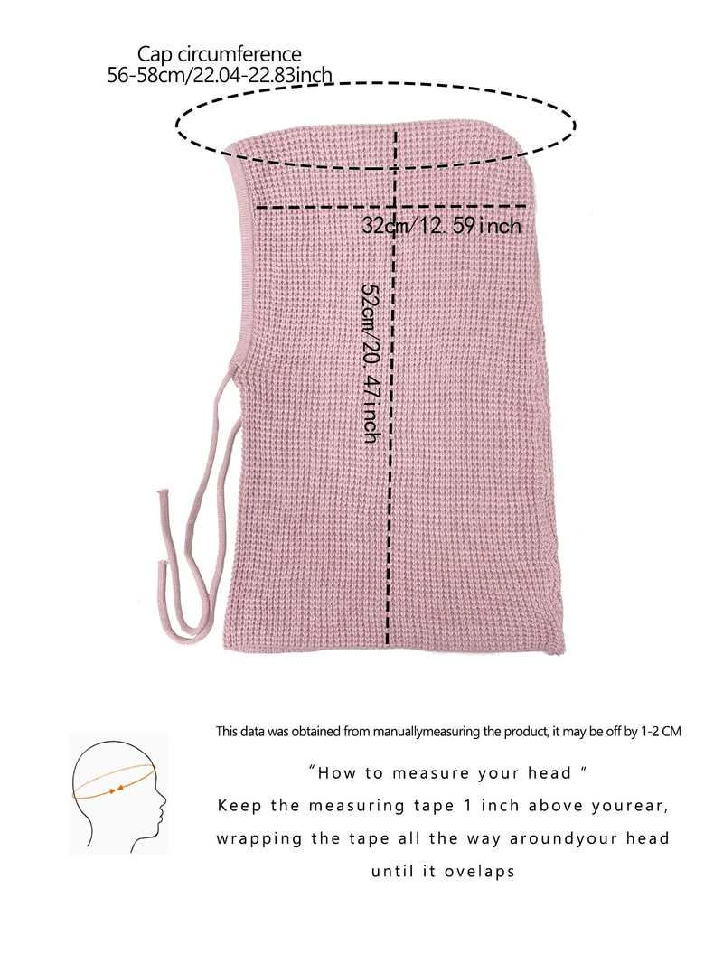 Un berretto invernale da donna, passamontagna lavorato a maglia, maschera, collo, sciarpa circolare, cappello da neve_voghion.com
