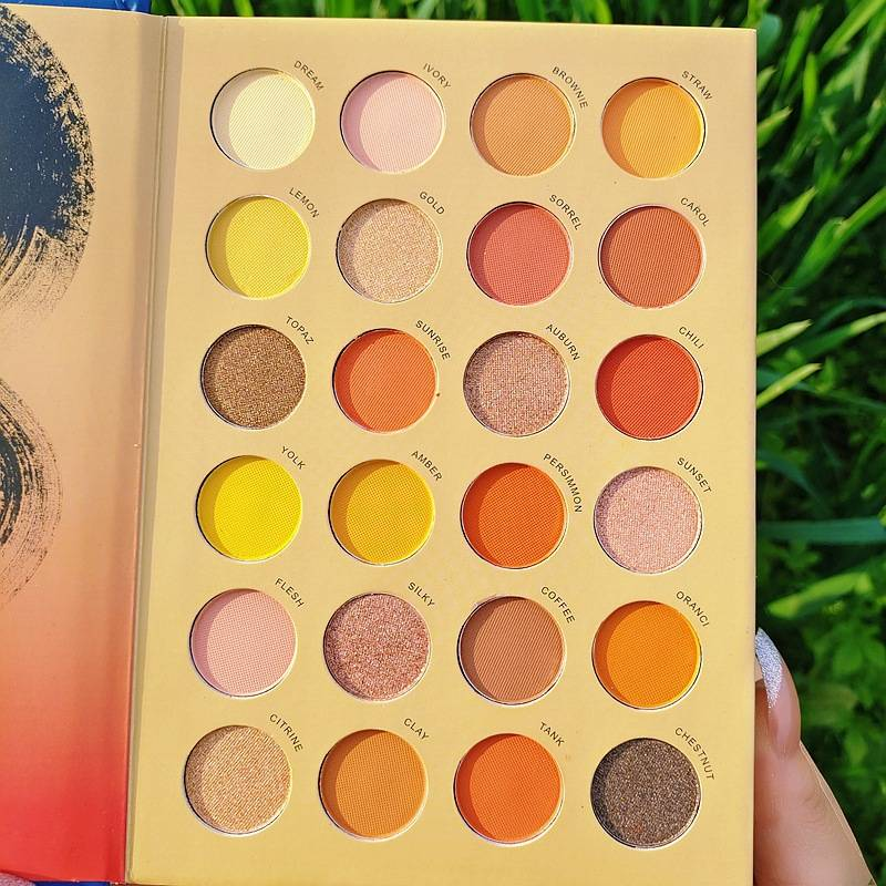 72 kleuren in één boek Matte Shimmer Eyeshadow Palette Waterproof Langdurige oogschaduw Pigment Earth Color Eyes Makeup Oogschaduwpalet_voghion.com