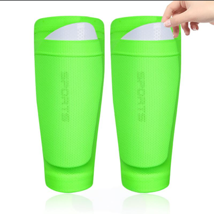 Sports Accessories guard socks double layer breathable mesh calf insert shin guard socks shin guard elastic pocket custom_voghion.com