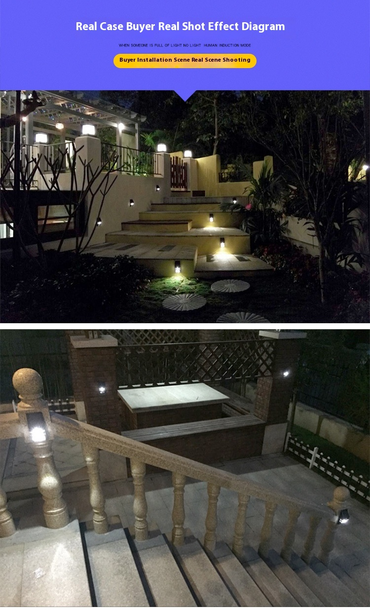 Zonnepaneel Zonnelicht Led Buiten Roestvrij Staal Menselijk Lichaam Inductie Huis Tuin Wandlamp_voghion.com