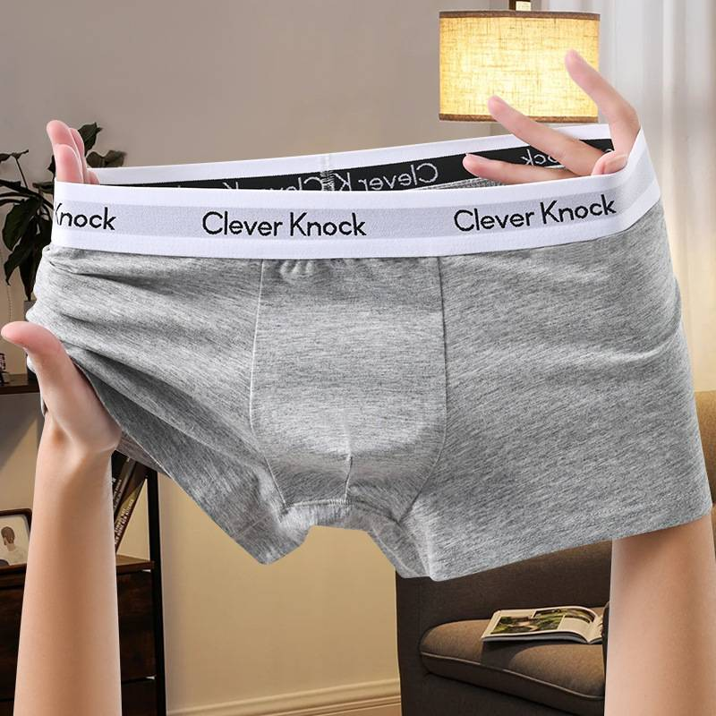 Novas roupas íntimas masculinas de algodão puro europeu e americano_voghion.com