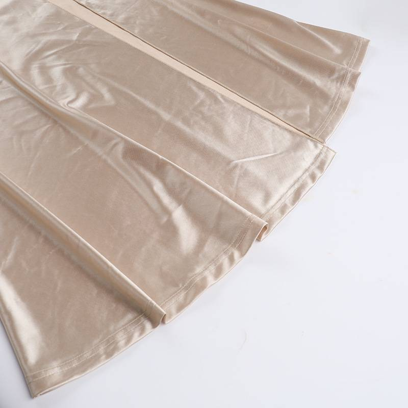 Off Shoulder Side Split Open Backpack Hip A-line High Waist Women's Dress_voghion.com