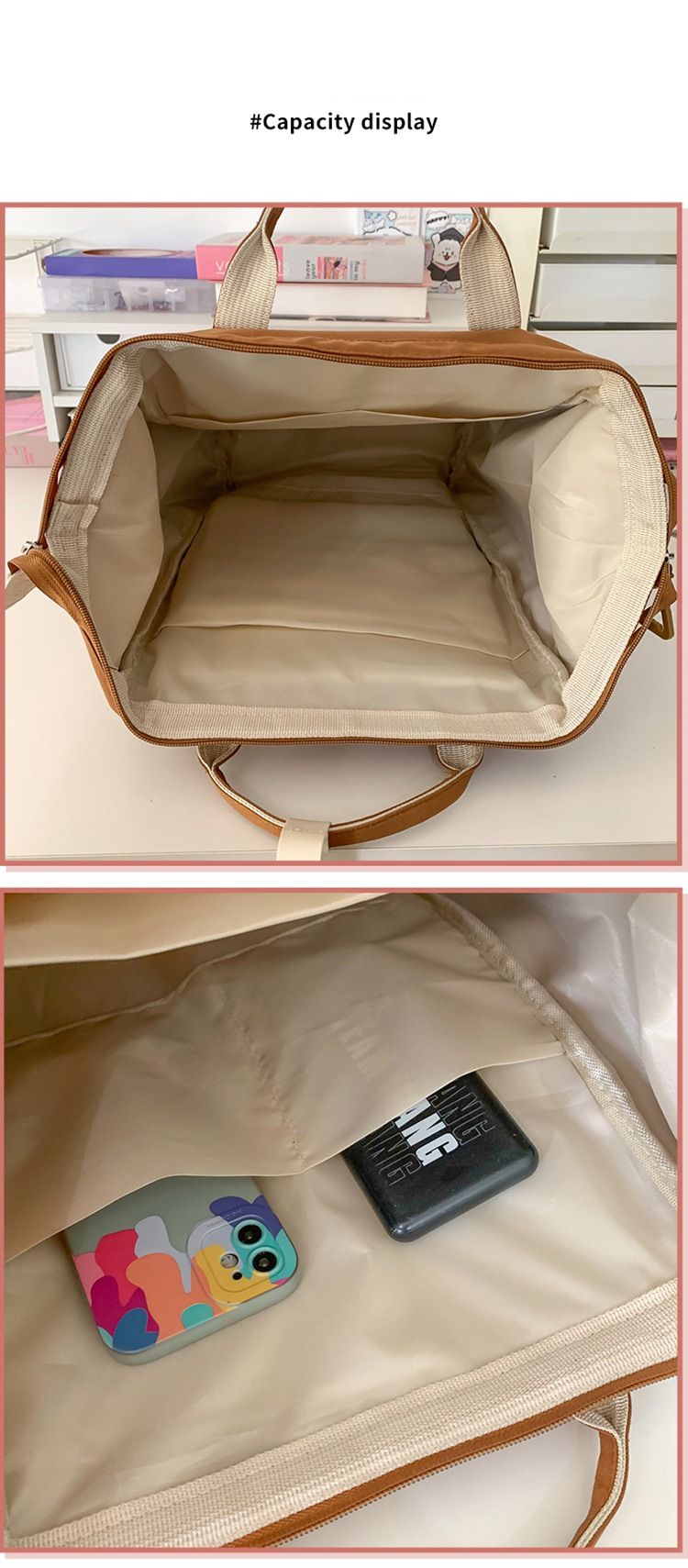 Kids Backpacks Versatile Backpack With Large Capacity For Junior High And High School Students, Fashionable Solid Color Backpack For College Students_voghion.com