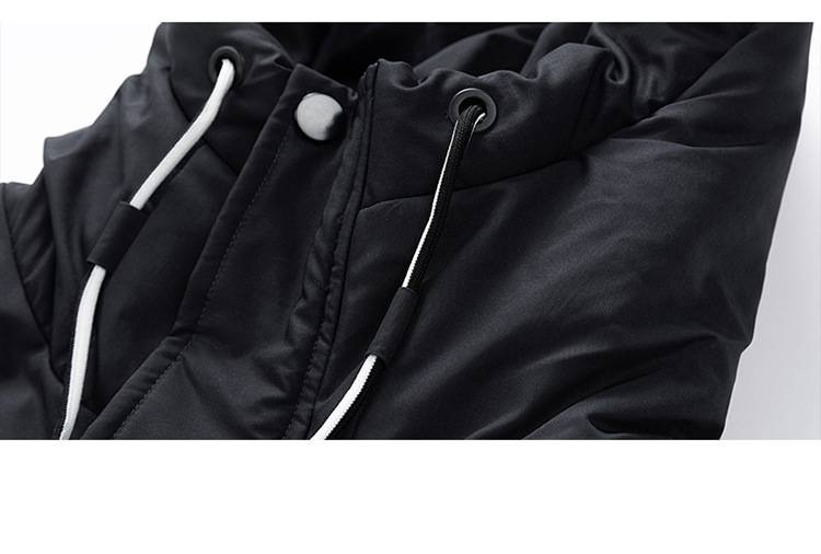Men's Clothing Unisex Gradient Color Hooded Down Jacket, Loose Fit, 85% White Duck Down Filling, 550 Fill Power, Winter Fashion For Teens_voghion.com