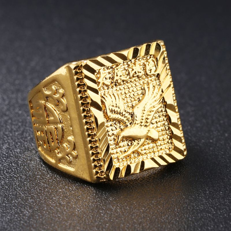 Men's Jewelry Fashion Simple Personality Wings Copper Ring Jewelry Hip Hop All Match Trendy Ring Accessories_voghion.com