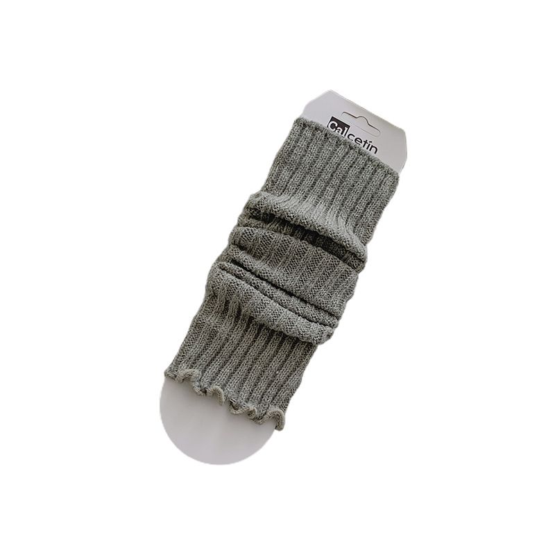 Lolita Knitted Slouch Extra Long Over-the-Knee Mid-Calf For Women Slimming Versatile JK Calf Socks_voghion.com