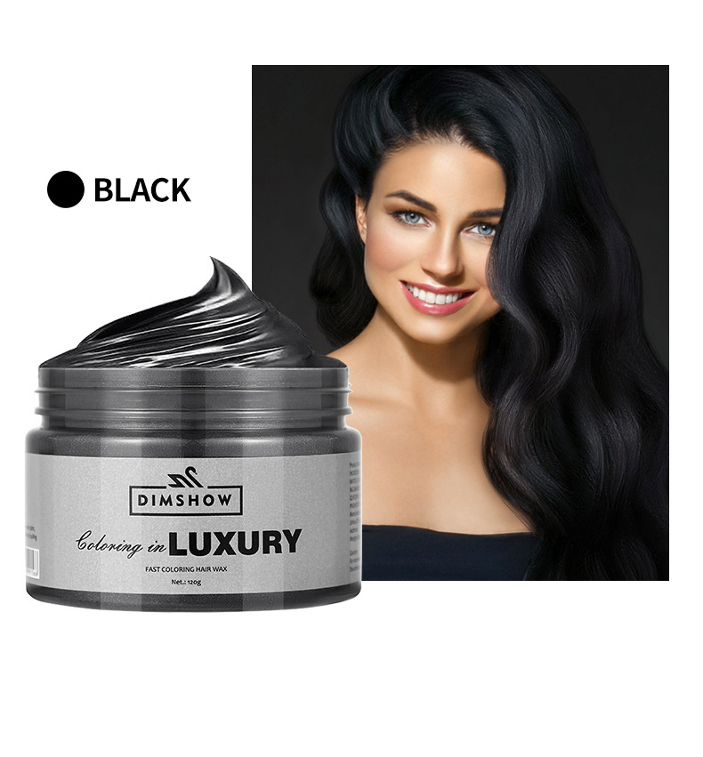 Temporary Hair Color Wax Diy Mud One-time Molding Paste Dye Cream Hair Gel for Hair Coloring Styling_voghion.com