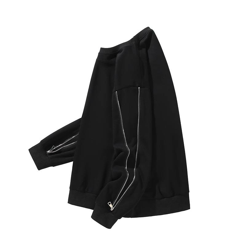 Męska odzież jesień plus rozmiar długi rękaw T-shirt męski luźny gruby męski okrągły dekolt cienki sweter dół koszula otyłość duży rozmiar_voghion.com