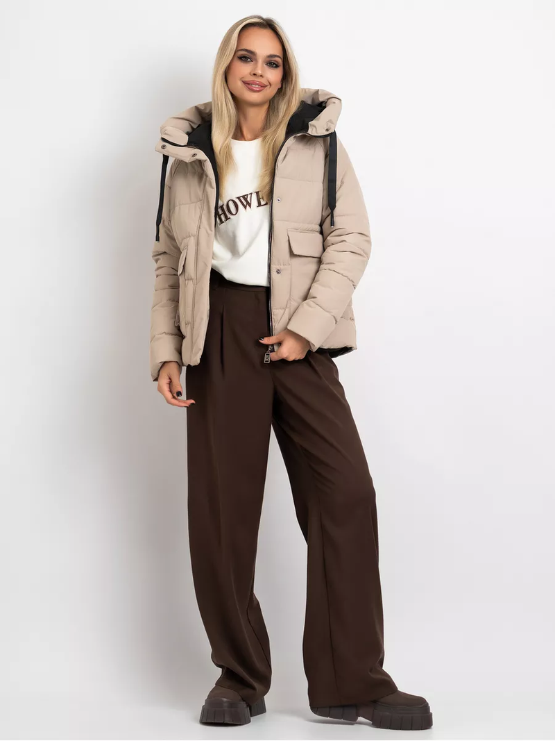 Damenbekleidung Kurzjacke High-End-Mantel Marke Damen Winter Daunenjacke Trendy und einfach_voghion.com
