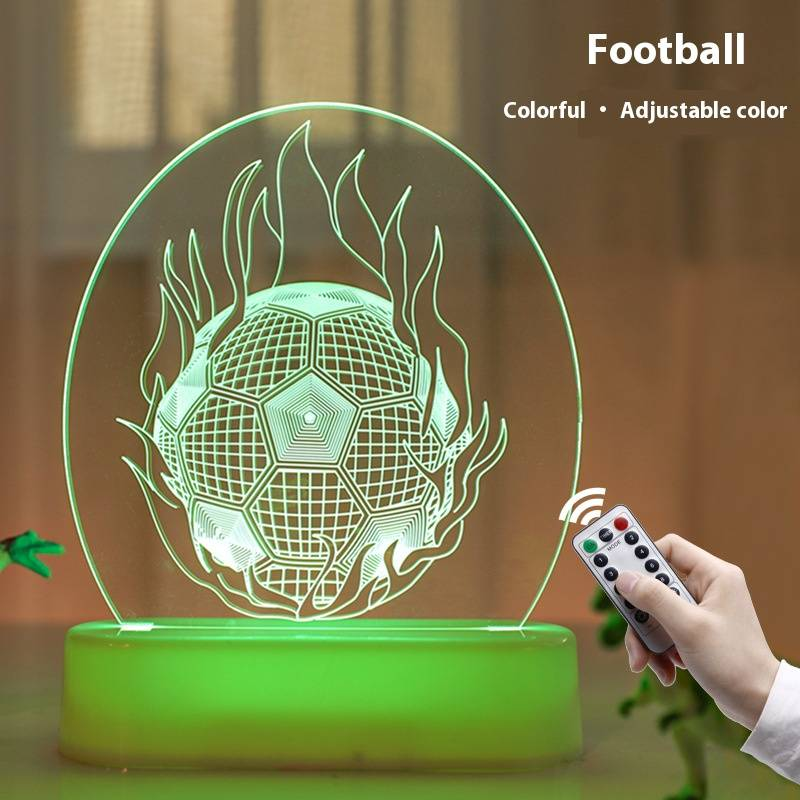 Luce notturna 3D a forma di dinosauro con telecomando - Lampada da comodino a LED che cambia colore, regalo creativo per bambini e decorazioni per la casa_voghion.com