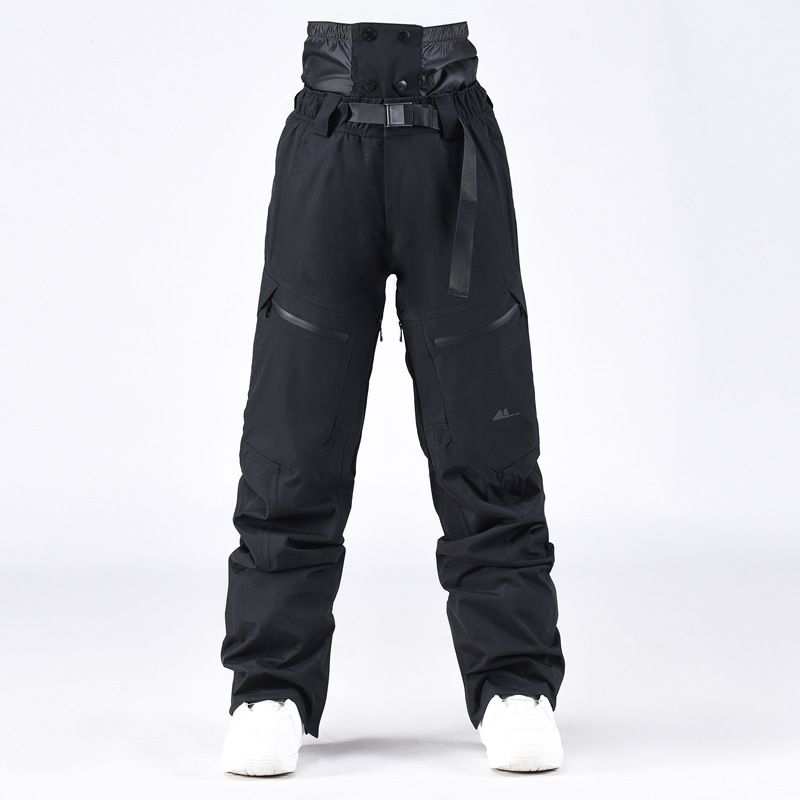 New outdoor sports windproof, waterproond warm single double board skiing casual cotton snow pants supports and_voghion.com
