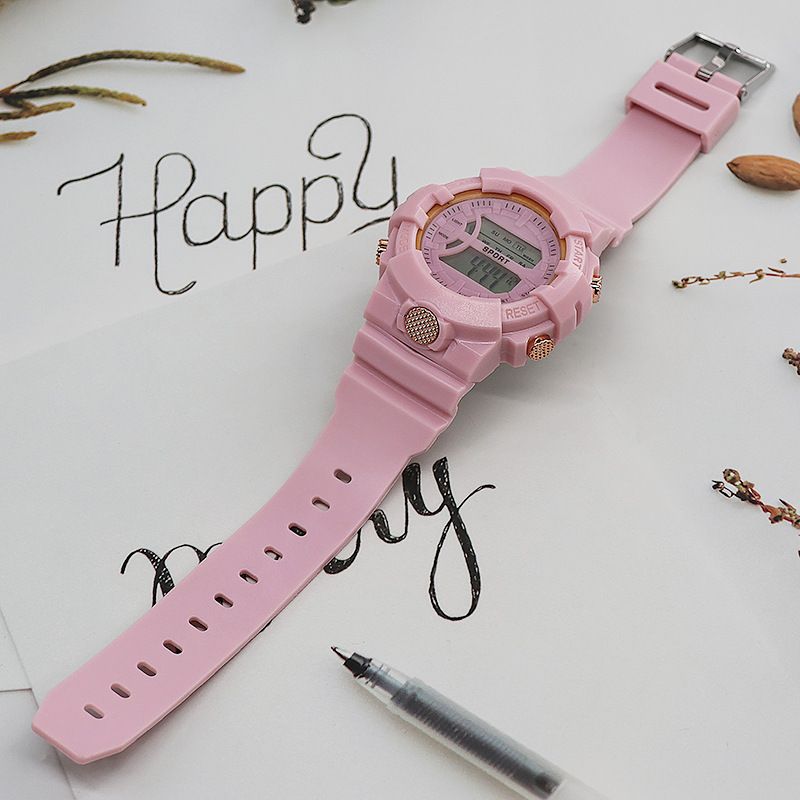 Einfache wasserdichte Studentenparty leuchtende Outdoor-Multifunktions-Elektronikuhr_voghion.com