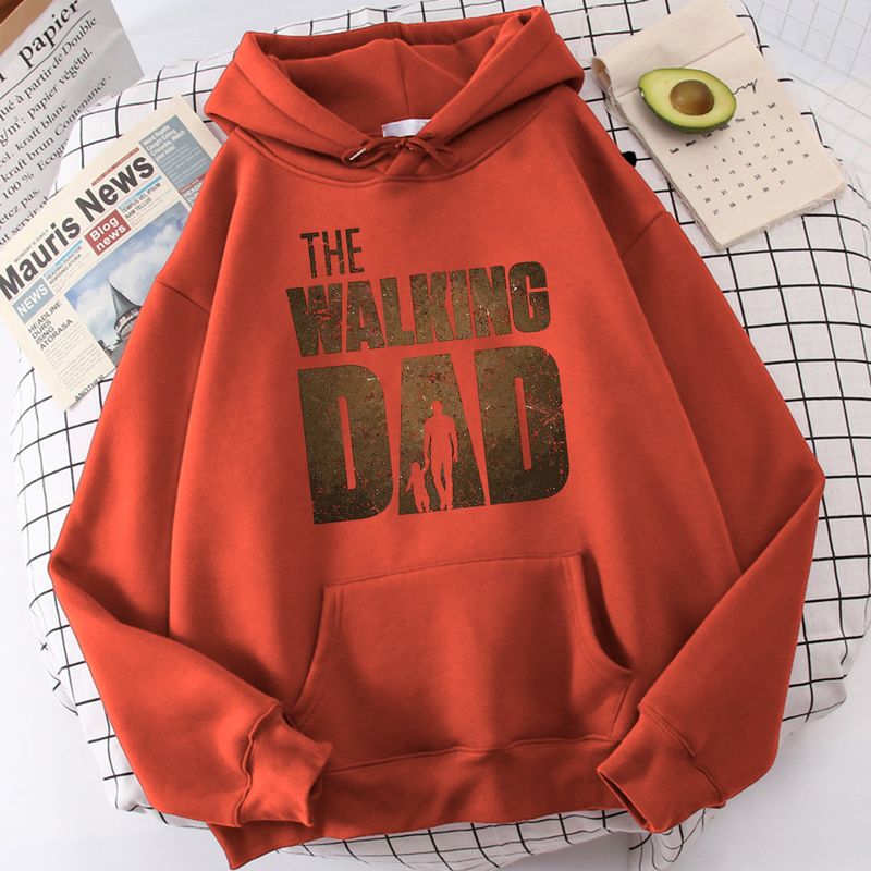 Felpa con cappuccio da uomo The Walking Dad, felpa con cappuccio da strada, felpa con cappuccio da hipster, girocollo, felpa autunnale, abbigliamento oversize hip hop unisex_voghion.com