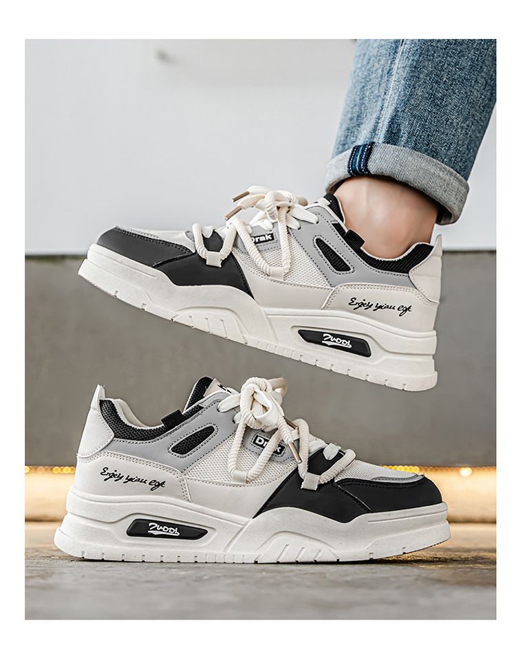 Scarpe da ginnastica estive da uomo, nuove, traspiranti, versatili, basse, sportive, casual, da papà, alla moda, bianche_voghion.com