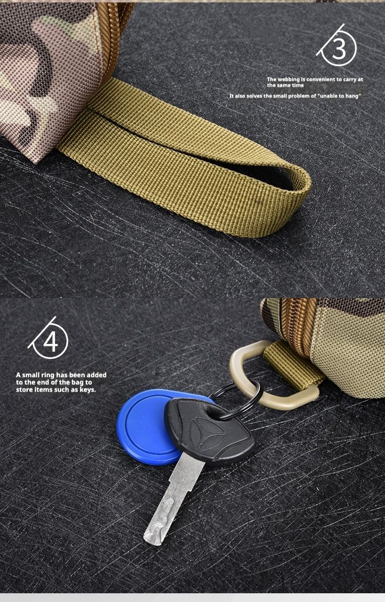 Outdoor Travel Fiess Storage Pouch - N4 Small Camouflage Handbag for EDC and Loose Change_voghion.com