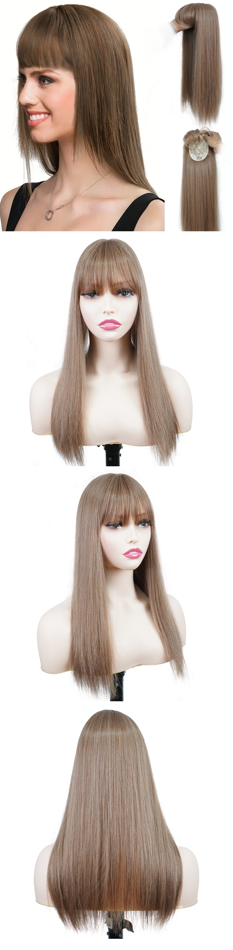Wholesale chemical fiber high temperature silk wig head replacement block European and American cross-border_voghion.com