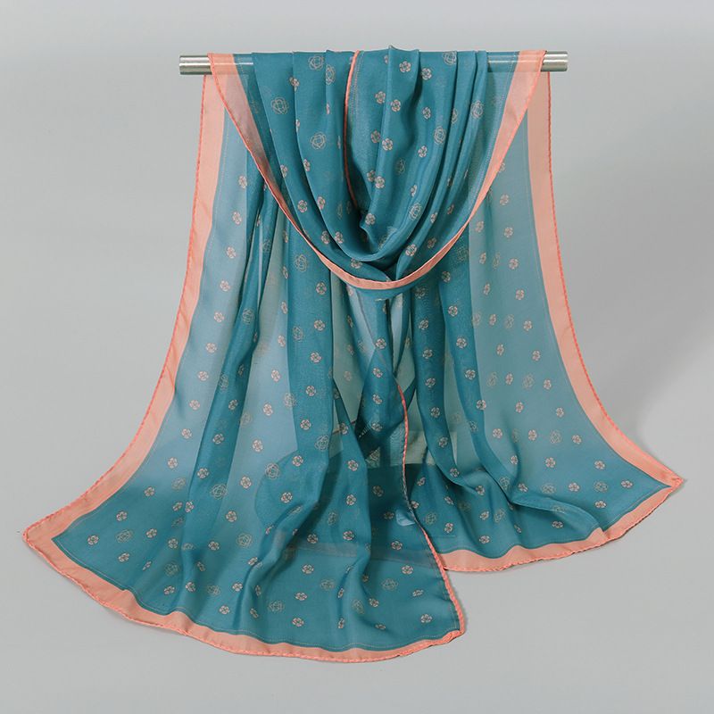 2024 Sciarpa da spiaggia con scialle turistico versatile in chiffon da donna con protezione solare sottile di nuova moda estiva_voghion.com