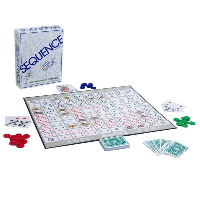 Sequence Classic Freestyle Backgammon Brettspiel Party Spielkarten_voghion.com
