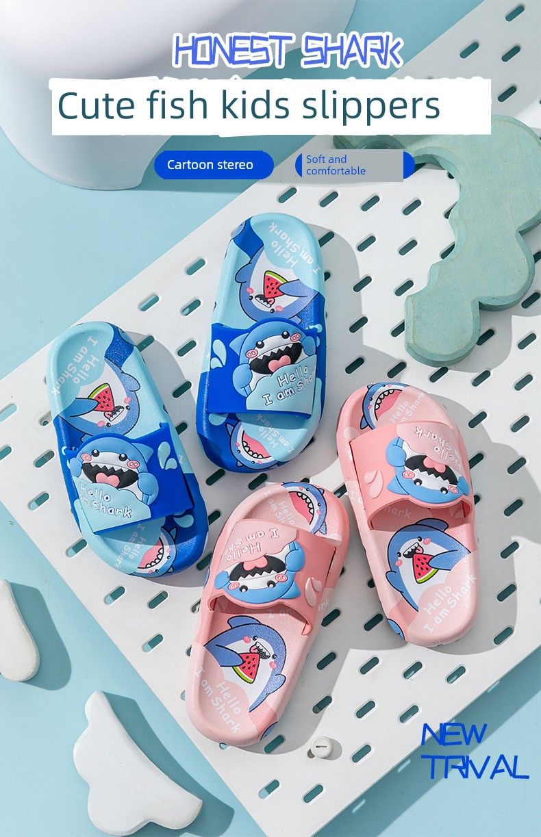 Sandali da bagno con fondo morbido per bambini, motivo: cartoni animati, per la casa_voghion.com