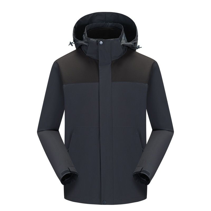 Nuova giacca 3 in 1 da esterno 2024 per uomo e donna, multicolore, abbinata per coppia, cappuccio staccabile, impermeabile_voghion.com
