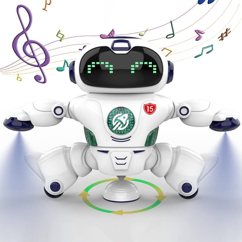 Babyltrl For Kids,Smart Space Dancing Robot Singing Walking Intelligent Educational Toys With Disco Light /360°_voghion.com