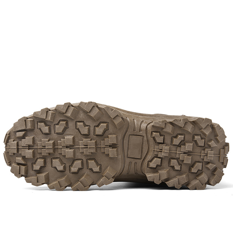 Scarpe da trekking alte da uomo - Scarponi da lavoro in pelle traspiranti e impermeabili per camminare, fare trekking e correre_voghion.com