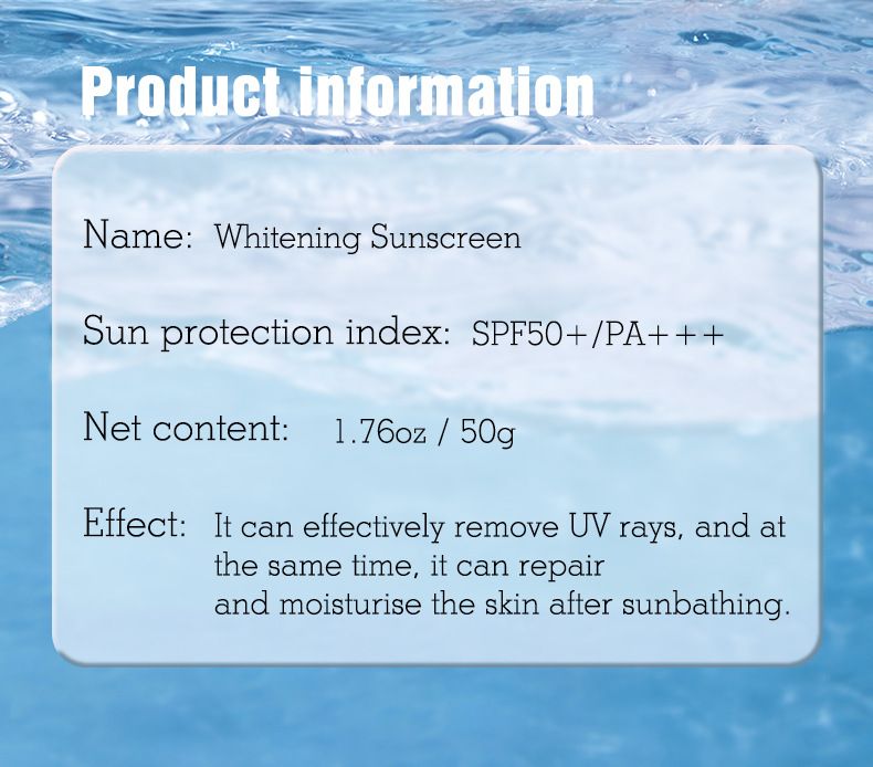 MAYCHEER Whitening Sunscreen SPF50+ Isolatie en anti-ultraviolet hydraterende zonnebrandcrème_voghion.com