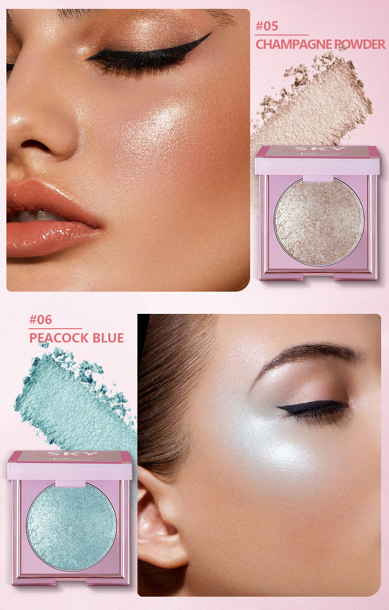 European And American High Gloss Powder Pearl Glitter Powder High Gloss Cream Matte Powder_voghion.com