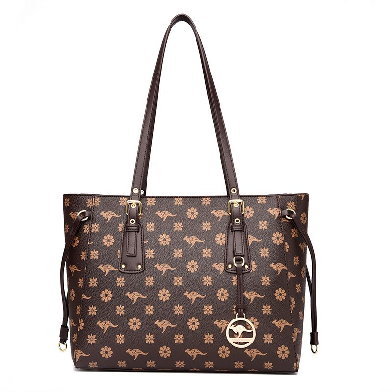 Borsa a mano a forma di canguro, borsa da viaggio per la spesa, in vera pelle, da donna, 2023, nuova, alla moda, grande capacità, tracolla singola_voghion.com