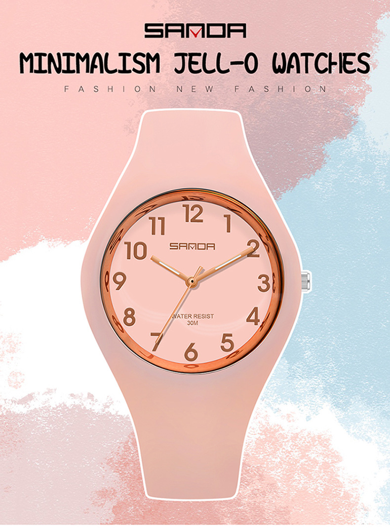 Orologio analogico digitale alla moda per uomo e donna - Orologio sportivo impermeabile con display LED, cinturino in silicone leggero, design alla moda_voghion.com