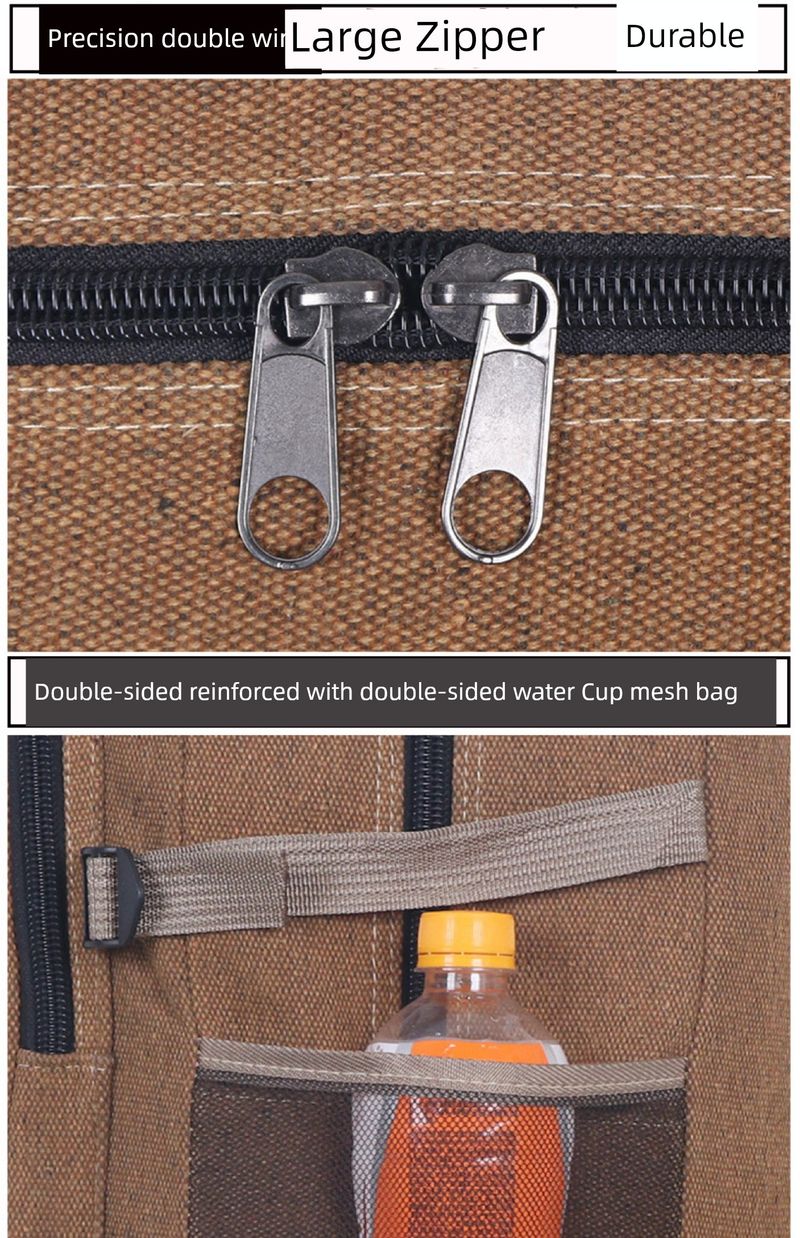 80 L Wanderrucksack aus dickem Canvas für Herren_voghion.com