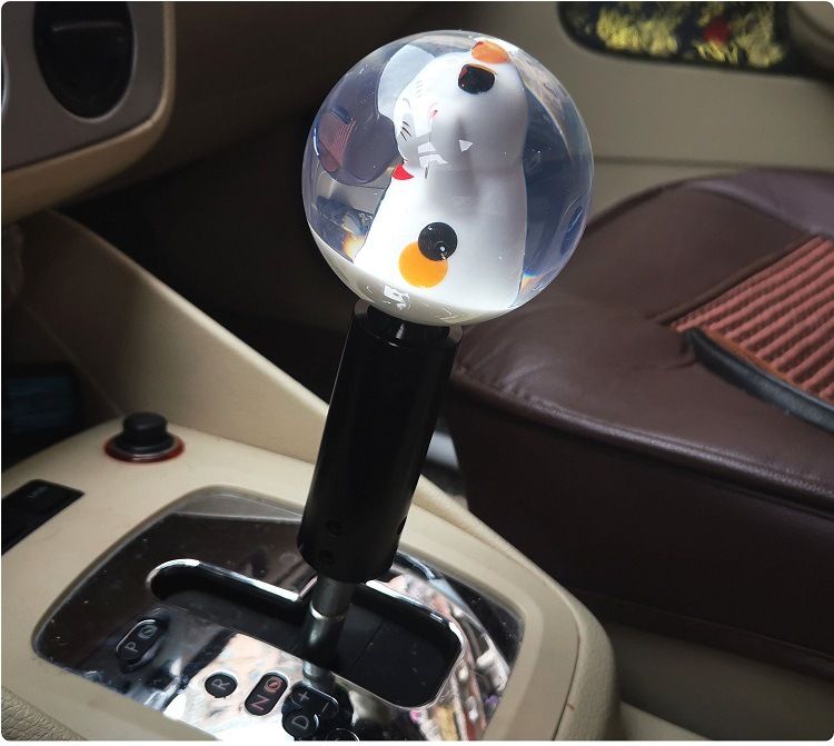 JDM Car Fortune Cat China-Chic Ve Windstop Gear Kişiselleştirilmiş Evrensel Modifikasyon Topu Engelleyici Yaratıcı Dalga Çubuğu_voghion.com