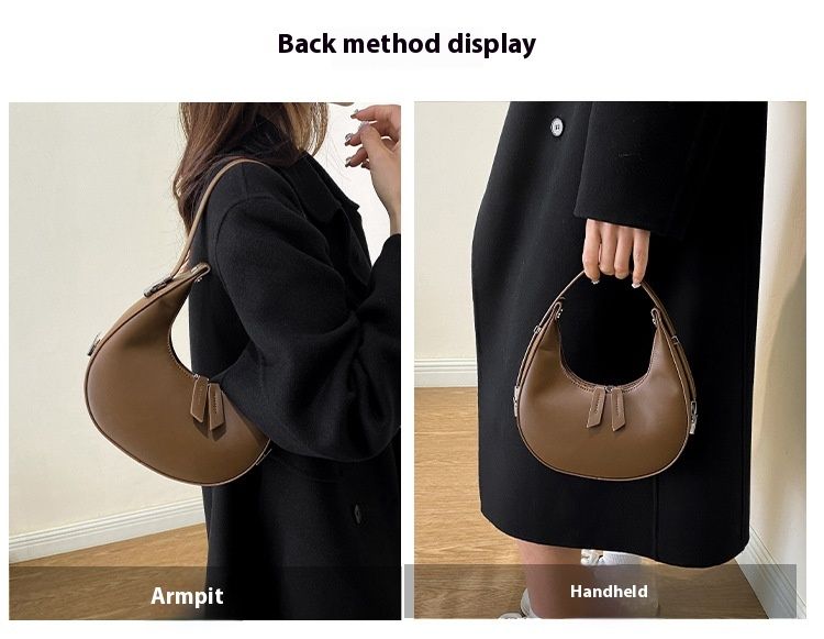 2024 Neue Handtasche im Nischendesign, modische bonbonfarbene Macaron-Trendy-One-Shoulder-Underarm-Knödeltasche, geeignet zum Einkaufen_voghion.com