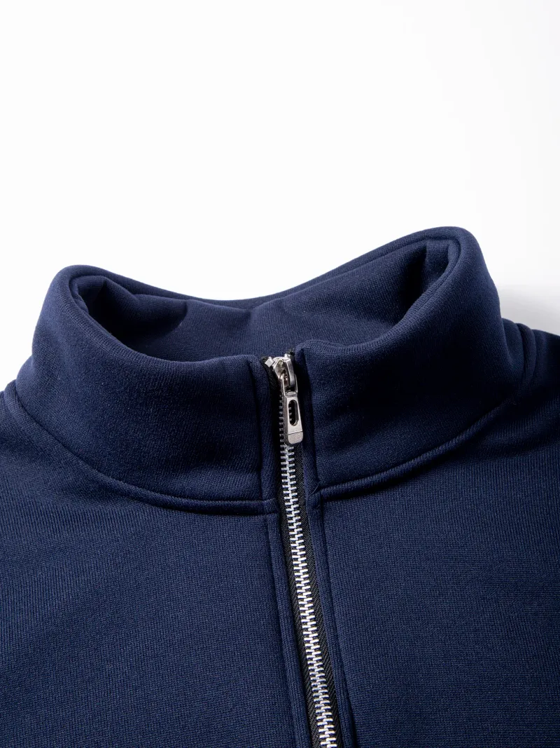 Men's Quarter Zip Up Long SleeveSlim Fit Lightweight Mock Neck Pullover Casual Sweaters Half Turtleneck Cozy Outdoor Streetwear_voghion.com